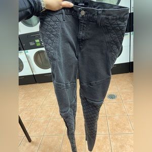 ATWYLD Motorcycle Armor Moto Shred Jean Pants Distressed Black Women’s NYC 180